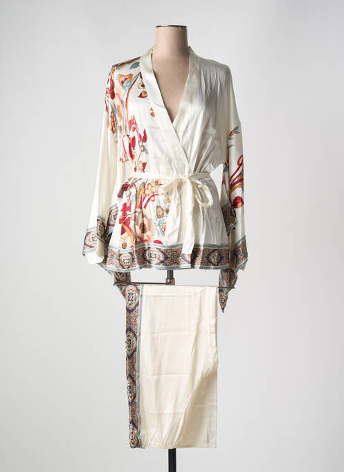 Pyjama beige MARJOLAINE pour femme