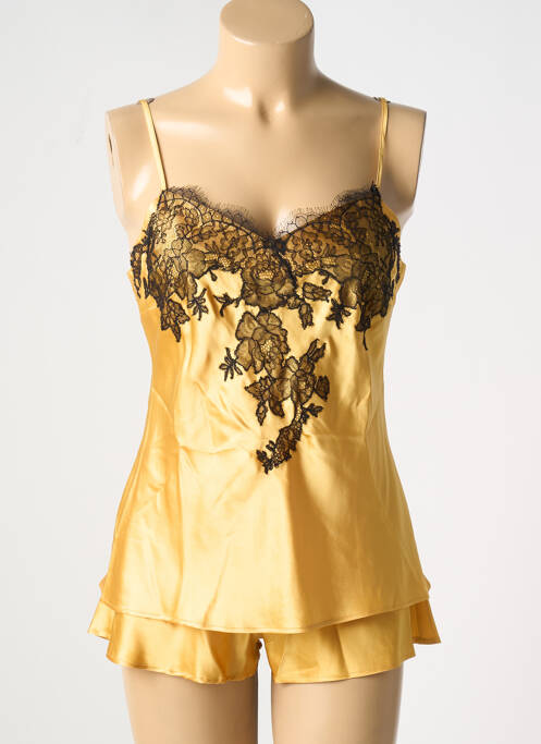 Pyjama jaune MARJOLAINE pour femme