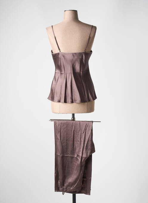 Pyjama marron MARJOLAINE femme