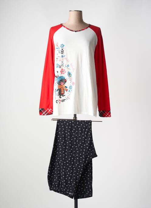 Pyjama rouge MASSANA pour femme