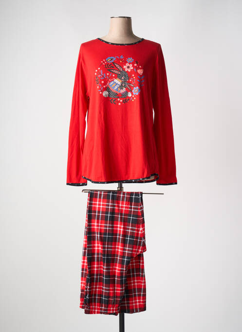 Pyjama rouge MASSANA pour femme