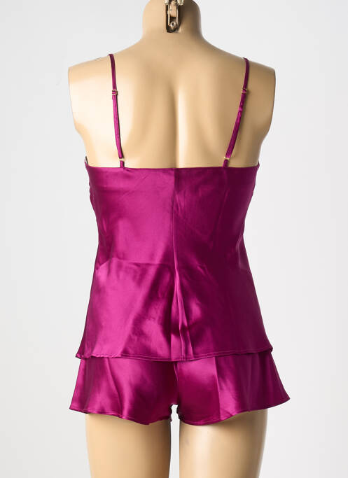 Pyjama violet MARJOLAINE pour femme