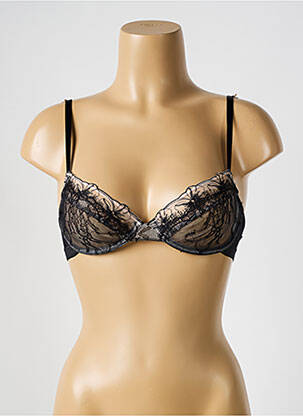 Soutien-gorge effet matière satinée haut soutien-gorge emboitant noir PASSIONATA femme