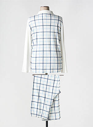Pyjama coupe droite blanc REGENCE femme
