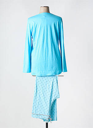Pyjama coupe droite bleu REGENCE femme