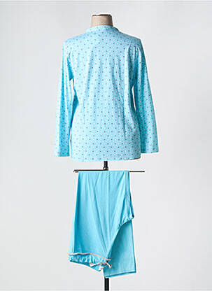 Pyjama coupe droite bleu REGENCE femme
