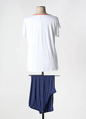 Pyjama coupe droite blanc REGENCE femme