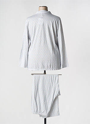 Pyjama coupe droite blanc REGENCE femme