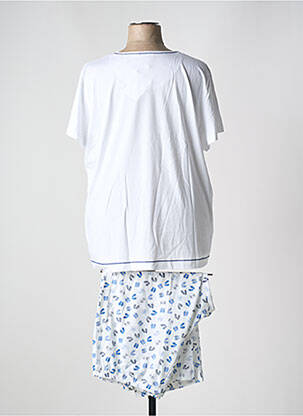 Pyjama coupe droite blanc REGENCE femme