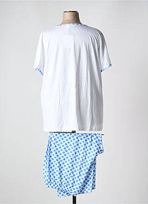 Pyjama coupe droite blanc REGENCE femme