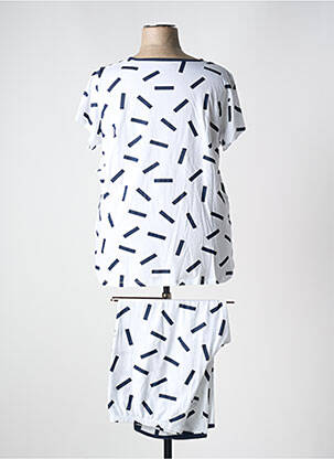 Pyjama coupe droite blanc REGENCE femme