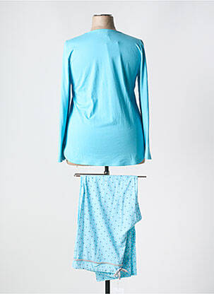Pyjama coupe droite bleu REGENCE femme