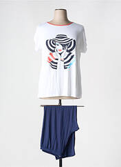 Pyjama blanc REGENCE pour femme seconde vue