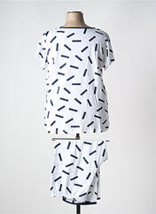 Pyjama blanc REGENCE pour femme seconde vue