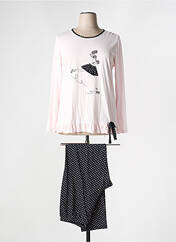 Pyjama rose REGENCE pour femme seconde vue