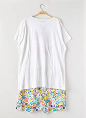 Pyjashort blanc MASSANA pour femme seconde vue