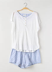 Pyjashort blanc REGENCE pour femme seconde vue