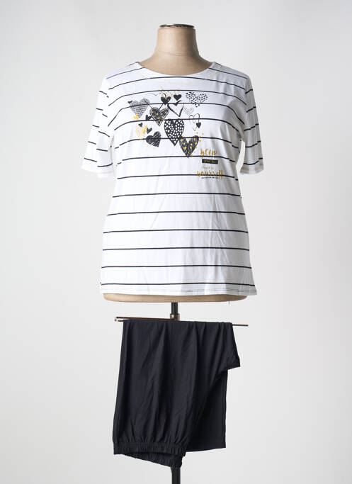 Pyjama blanc MASSANA pour femme