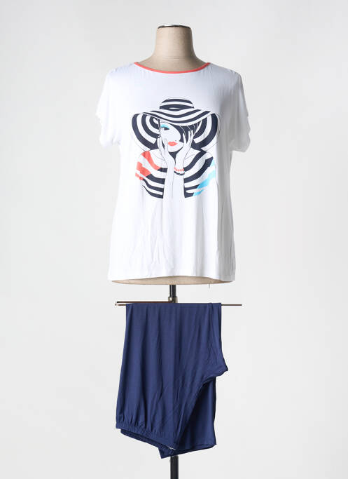 Pyjama blanc REGENCE pour femme