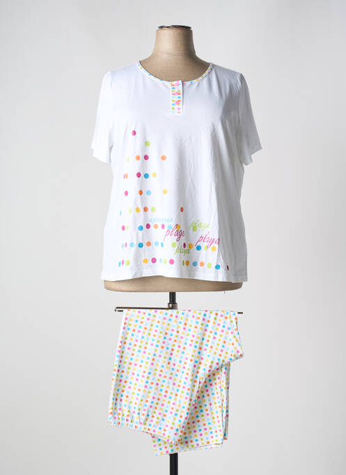 Pyjama blanc REGENCE pour femme