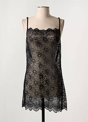 Nuisette/combinette stretch noir ARTIMAGLIA femme