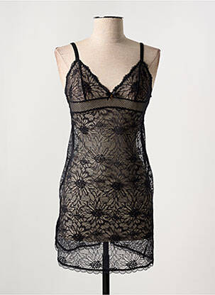 Nuisette/combinette légère et transparente noir CHANTELLE femme