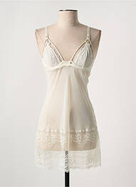 Nuisette/combinette légère et transparente beige MILLESIA femme