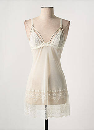 Nuisette/combinette légère et transparente beige MILLESIA femme