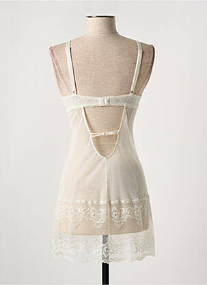 Nuisette/combinette légère et transparente beige MILLESIA femme