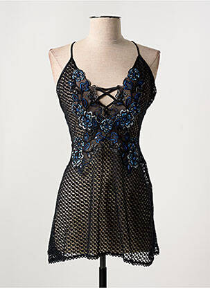 Top/caraco stretch noir MARJOLAINE femme