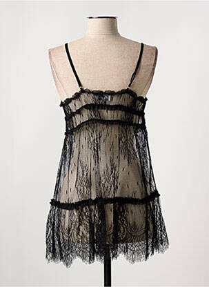 Nuisette/combinette stretch noir MARJOLAINE femme