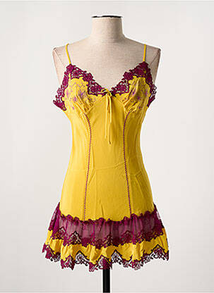 Nuisette/combinette stretch jaune MARJOLAINE femme