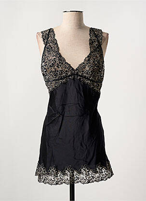Nuisette/combinette stretch noir MARJOLAINE femme