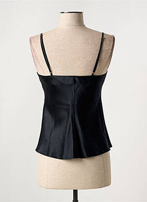 Top/caraco tissage satiné noir MARJOLAINE femme