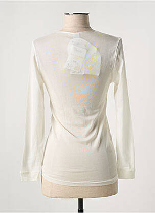 Top/caraco tissage jersey beige OSCALITO femme