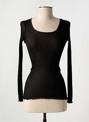 Top/caraco stretch noir ARTIMAGLIA femme