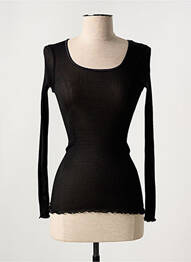 Top/caraco stretch noir ARTIMAGLIA femme