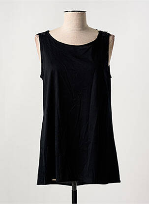 Top/caraco tissage jersey noir OSCALITO femme