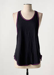 Débardeur sport multisport sans manche noir LIZ femme