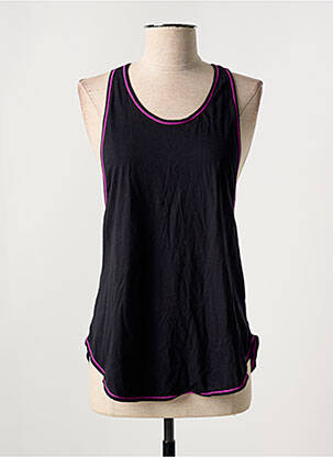 Débardeur sport multisport sans manche noir LIZ femme