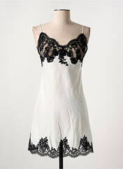 Nuisette/combinette blanc MARJOLAINE pour femme seconde vue