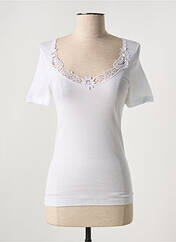 Top/Caraco blanc MADIVA pour femme seconde vue