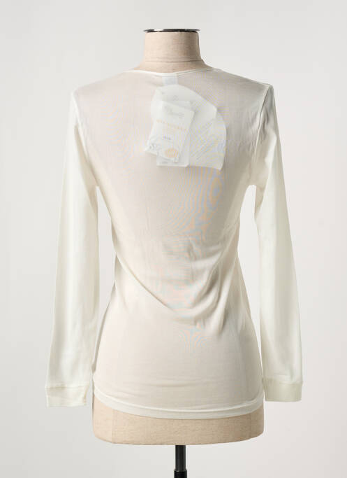 Top/caraco tissage jersey beige OSCALITO femme