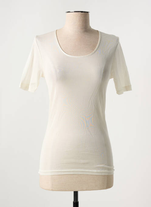 Top/caraco tissage jersey beige OSCALITO femme