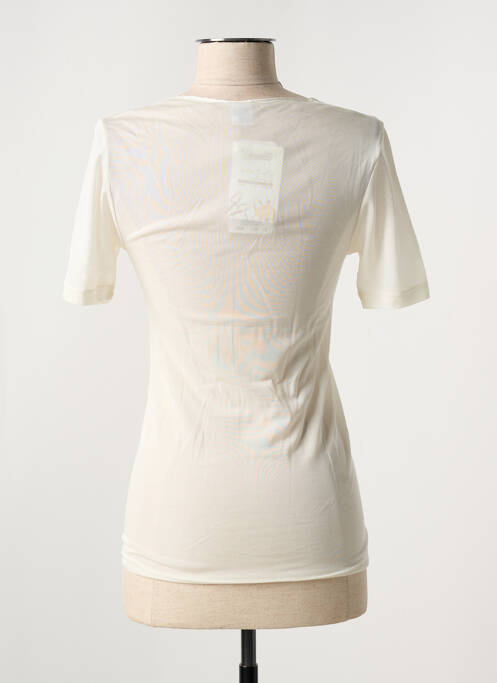Top/caraco tissage jersey beige OSCALITO femme