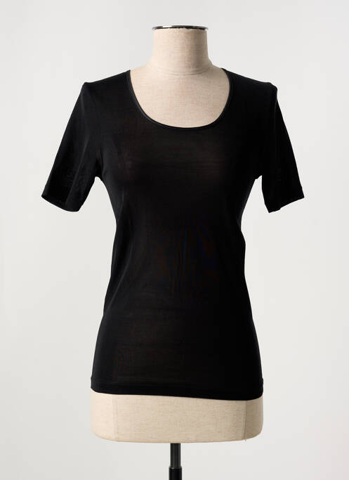 Top/caraco tissage jersey noir OSCALITO femme