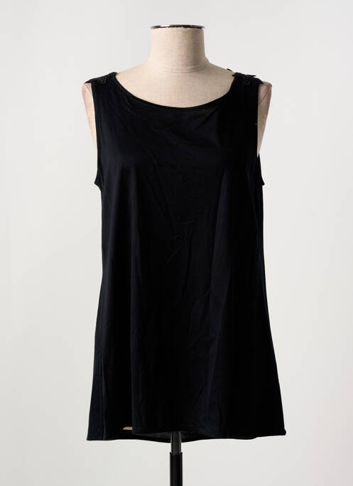 Top/caraco tissage jersey noir OSCALITO femme