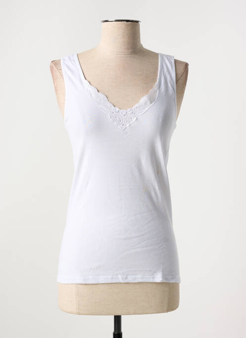 Top/Caraco blanc AVET pour femme