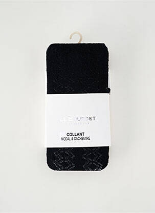 Collants imprimé fantaisie noir LE BOURGET femme