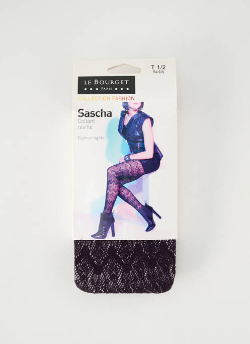 Collants violet LE BOURGET pour femme